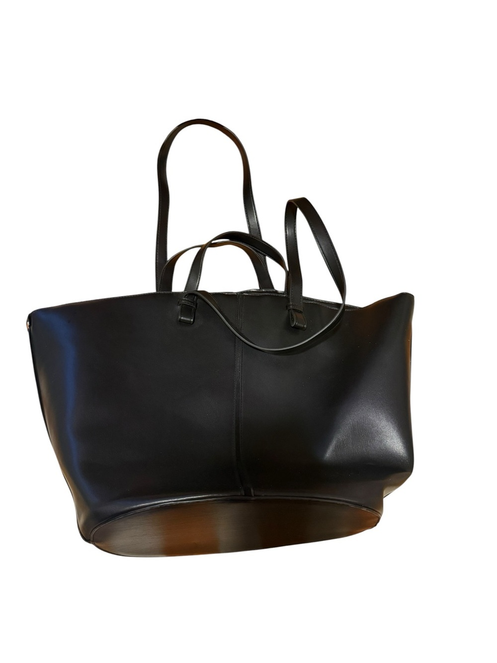 Classic Black Tote Bag - large - Picture 5 of 6
